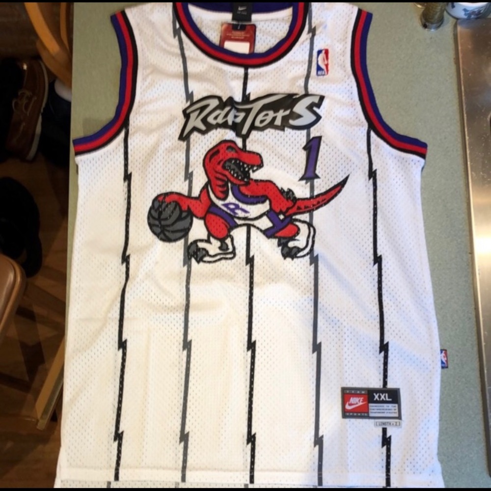 Tracks McGrady raptors jersey